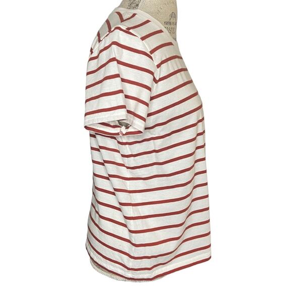 Madewell Northside Vintage Tee in Downing Stripe Women’s Size Large - Picture 3 of 9